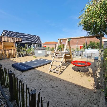 Wellness Chalet Met Jacuzzi, Sauna, Omheinde Tuin, Sint-Annaland Exterior foto